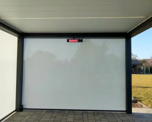 Wolnostojąca pergola tarasowa Ombra Grande – realizacja