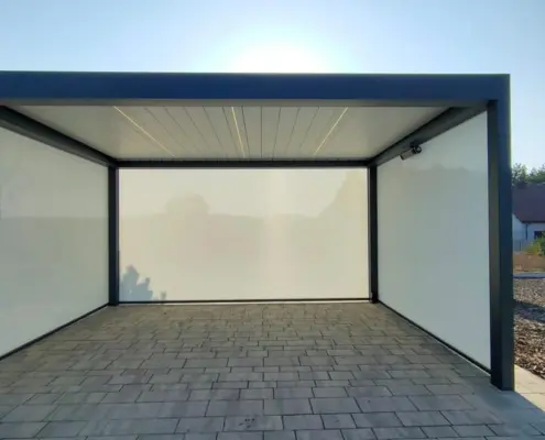 Wolnostojąca pergola tarasowa Ombra Grande – realizacja