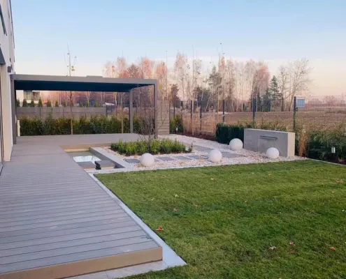Nowoczesna pergola tarasowa Maresol – realizacja