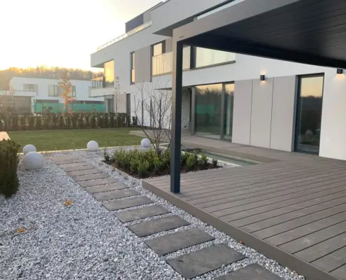 Nowoczesna pergola tarasowa Maresol – realizacja