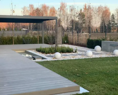 Nowoczesna pergola tarasowa Maresol – realizacja