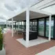 Pergola odporna na wiatr – realizacja Mielno
