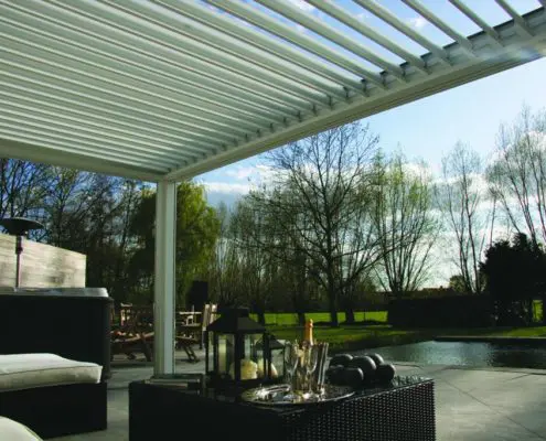 pergola na zimę