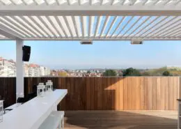 Pergola Ombra z obrotowymi lamelami dachowymi