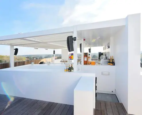 Pergola Ombra wyposażona w lamelowy dach